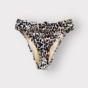 VICI Swim Swimsuit High Waist Bikini Leopard Print Multicolor